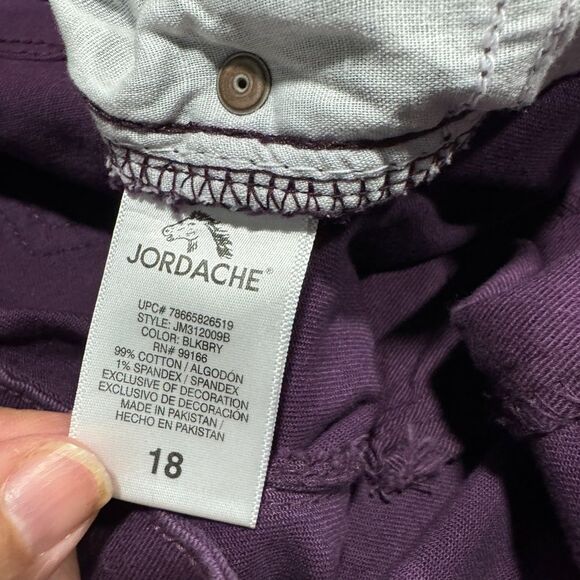 Jordache Women’s Plus Jeans sz 18 Skinny #F131 - Picture 6 of 6